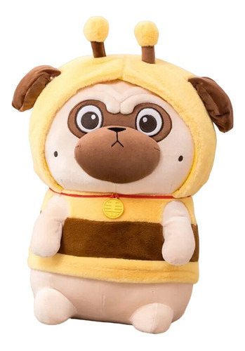 Peluche Perro Pug Kawaii Con Disfraz De Abeja