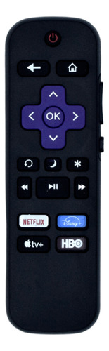 Control Remoto Para Roku Hisense Atvio Sharp Tcl Smart Tv