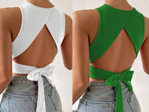 Franela Crop Top