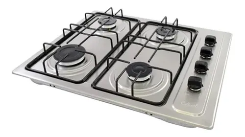 Estufa De Empotrar Continental Gas Propano 4 Puestos Inox