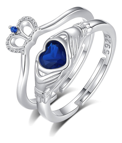 Anillos De Amistad Infuseu Claddagh Anillos Para Mujer De Pl