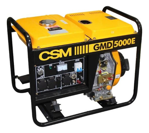 Gerador Portatil A Diesel Csm Gmd-5000e 6cv Mono 127/220v