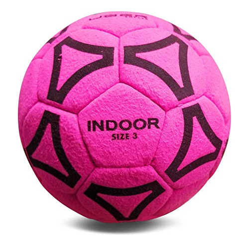 Uber Soccer Indoor Felt Ball (pink, 3)