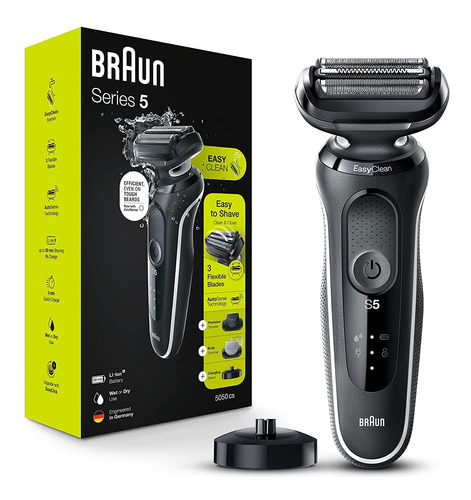 Afeitadora Electrica Braun 5050cs Para Hombre, Recargable