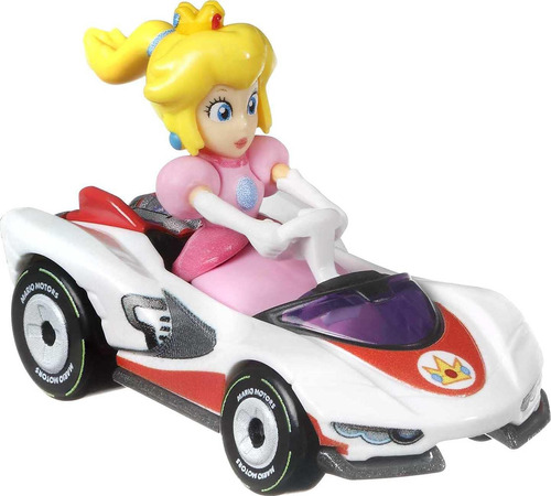 Juego De 4 Vehiculos Hot Wheels Mario Kart, 4 Favoritos D...