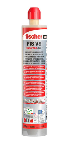 Imagen 2 de 9 de Fischer Anclaje Químico Fis Vs 300 T