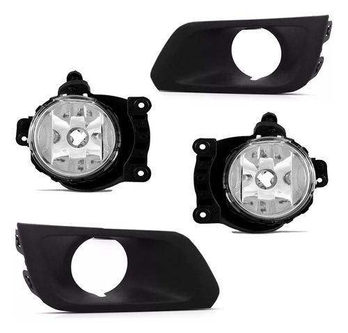 Par Farol Milha Com Moldura Preta Onix Joy 2020 2021