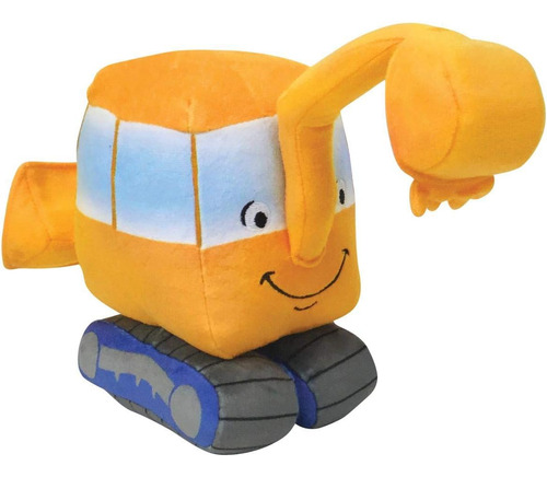 Merrymakers Little Excavator Plush Toy, 7 Pulgadas