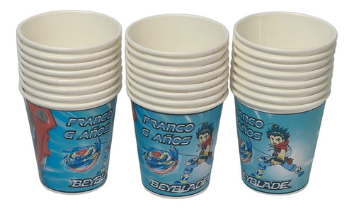 Vasos Souvenir Polipapel Personalizados X 21 Beyblade