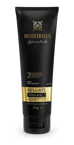 Mascara  Repositor De Massa  Resgate 250 G Bio Extratus K533