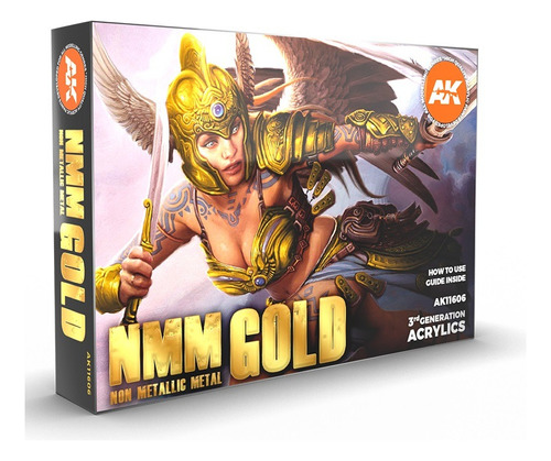 Ak Interactive Non Metallic Metal Gold Set