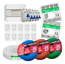 Comprar Kit Instalación Eléctrica Domiciliaria Cable Normalizado