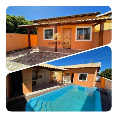 Imagem 1 de 14 de Casa Com 2 Quartos, Piscina Área Gourmet Em Unamar Jmc35.6