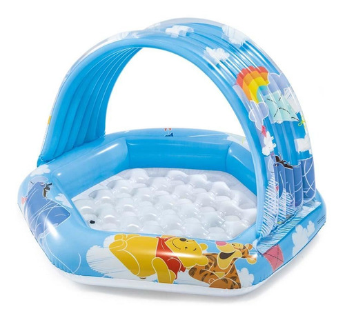 Cubierta inflable para piscina infantil, 41 l, color azul Intex