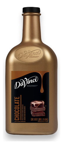 Salsa Davinci Gourmet 1.9 Lt Chocolate Obscuro =1 Garrafa=