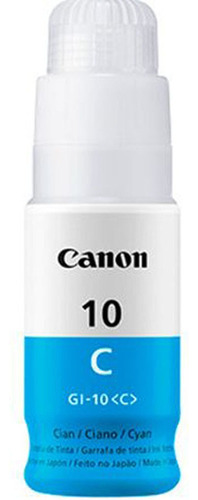 Tinta Impresora Gi-10 Canon G5010 G6010 G7010 Cian Azul