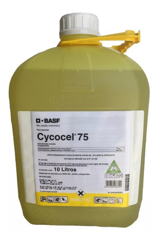 Fitorregulador Cycocel Cloromecuato 75 % X 10 Lt Entrenudos.