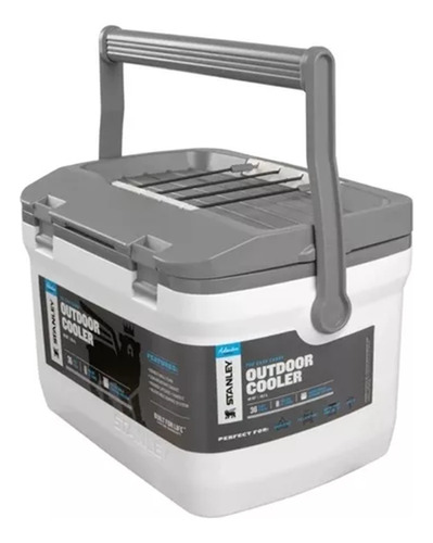 Caja térmica Stanley Adventure de 15 litros, color blanco