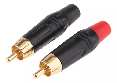 Conector rca macho para soldar - Electricidad Gómez