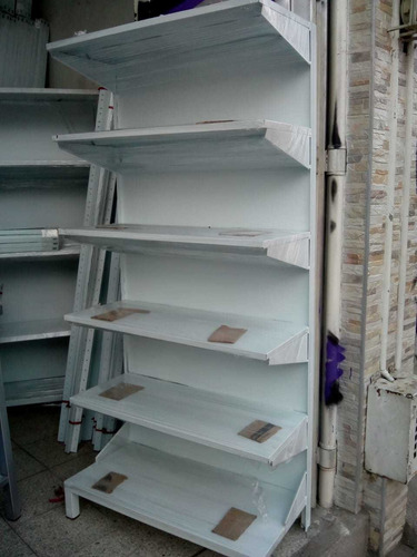 Góndolas De Pared Para Supermercado 180 De Alto 6 Bandejas