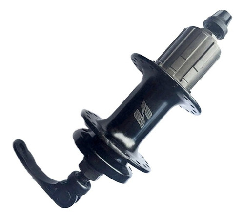 Imagem 2 de 5 de Cubo Tras K7 Disco Esferado Aluminío 36 Furos High One Bike