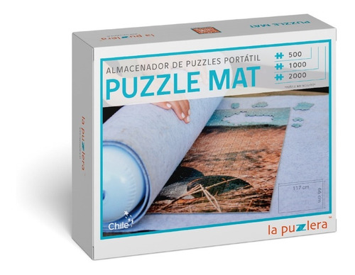 Puzzle Mat 117 X 66 Cm | Almacenador De Puzzles Portátil 