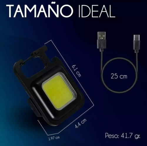 Mini Linterna Lampara Portátil Llavero Multifunción