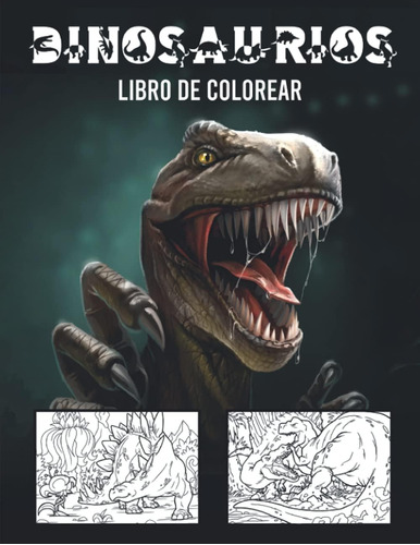 Libro: Dinosaurios - Libro De Colorear: 40 Dibujos Para Colo