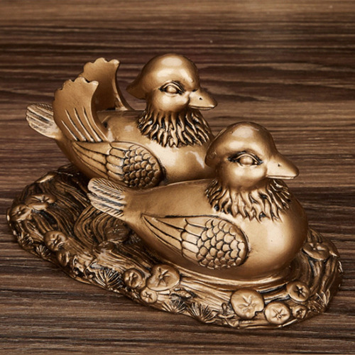 I China Feng Shui Un Par De Patos Mandarines Encanto De