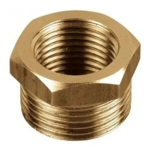 Buje Reduccion Rosca Macho 1  Pulgada Hembra 1/2 Bronce 