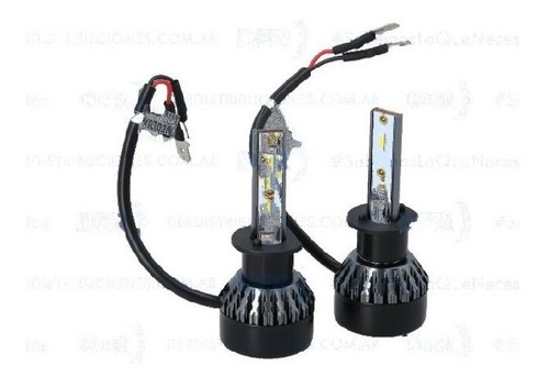 Lampara Led 12v H1 18w P14.5s 6000k Cold White Duo Pack