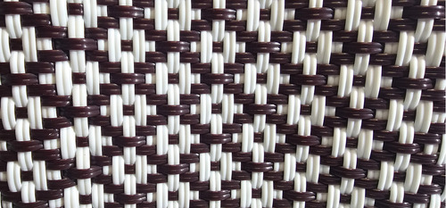 Bolsa Toquilla Blanco Cafe Forma Florecitas Mango Madera