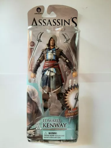 Action Figure Assassins Creed Iv Black Flag Edward Kenway, Brinquedo  Mcfarlane Usado 88343214