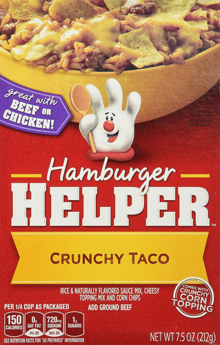 Betty Crocker Crunchy Taco 7.5oz (paquete De 2)