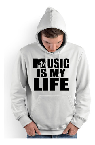 Polera Cap Music Is My Life (d0471 Boleto.store)