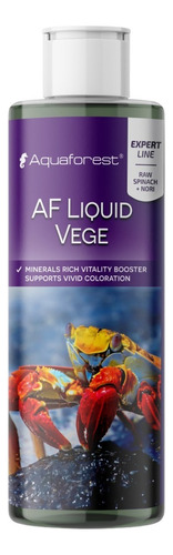 Aquaforest Af Liquid Vegetal 250ml Alimento Nutricional Reef