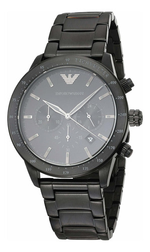 Reloj Hombre Emporio Armani Ar11242 Cuarzo Pulso Negro En