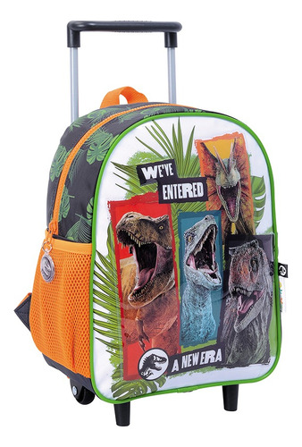 Mochila Jurassic World Con Carro 12p 77101 Original