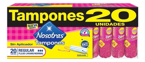 Tampones Nosotras Digital Regular - Unidad a $38