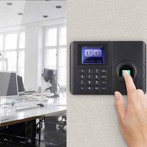 Imagen 4 de 9 de Reloj Biométrico Control De Asistencia Huella En Español