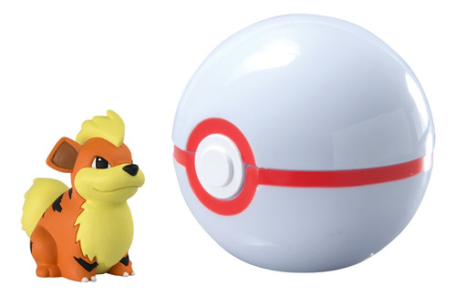 Clip Pokemon Y Lleva Poke Ball, Growlithe Y Premier Ball