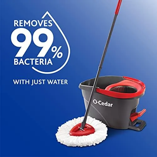 O-cedar Easywring Microfiber Spin Mop & Bucket Sistema De Li