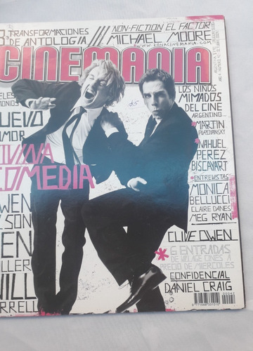 Revista Antigua * Cinemania * N° 27 Tapa Comedia C/ Recorte