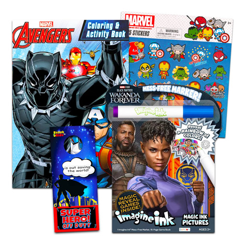 Black Panther - Juego De Libros Para Colorear Para Ninos, 2