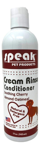 Speak Pet Products Acondicionador De Enjuague De Crema Natur