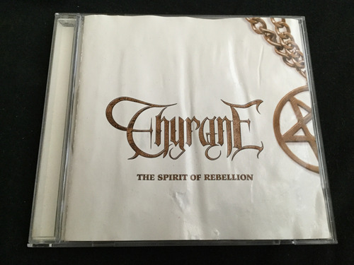 Thyrane The Spirit Of Rebellion Detalle En Portada Cd D24