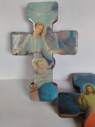 Cruz De Santos Madera, Jesús Misericordia, Ángel De La Guard