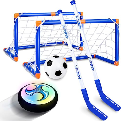 Juguetes Para Niños - Juego De Hockey Hover Con 2 Porterías 