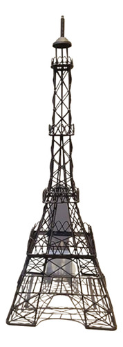 Torre Eiffel En Metal Color Negro De 87cm De Alto