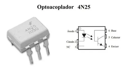 4n25 Dip6 Optoacoplador